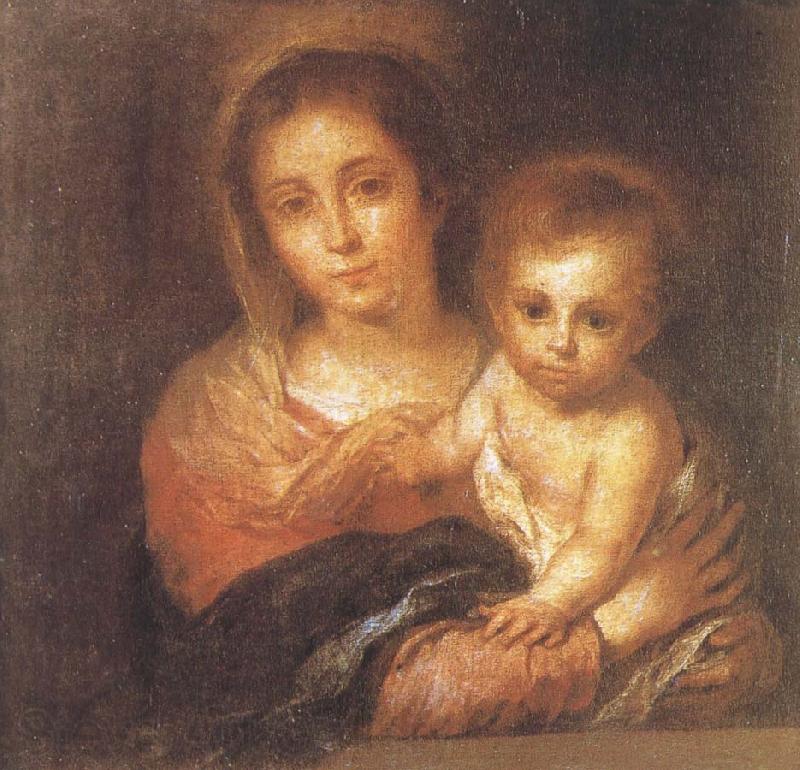 Bartolome Esteban Murillo Napkin Virgin and Child Germany oil painting art